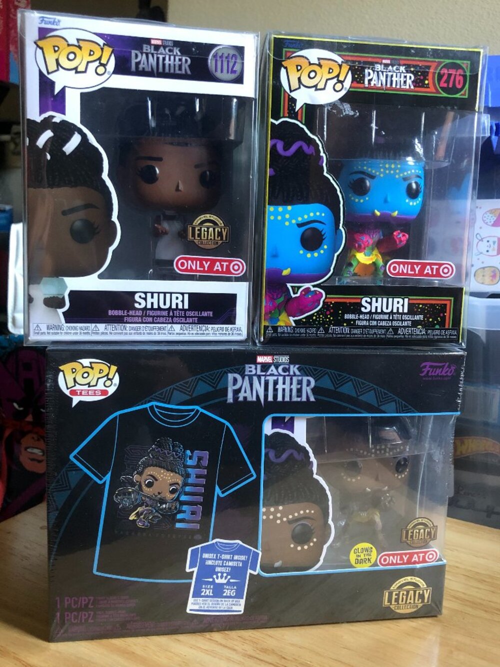 Funko Pop Black Panther Shuri Bundle 3 Piece Target Exclusive